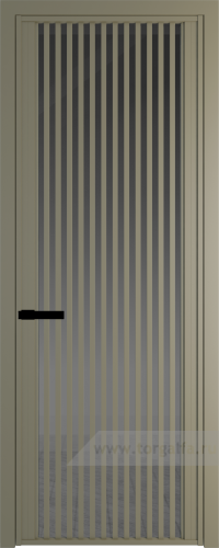 Дверь со стеклом ProfilDoors алюминиевая AGP 3 с профилем Шампань (Тонированное)