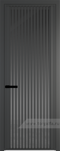 Дверь со стеклом ProfilDoors алюминиевая AGP 3 с профилем Серая ночь (Тонированное)