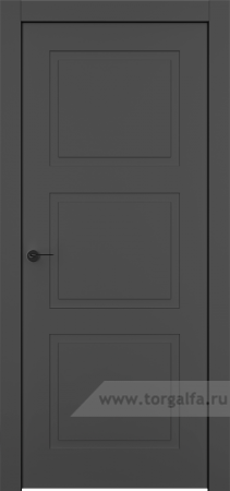 Глухая дверь Ofram (Офрам) Классика Cl33 (Черная эмаль)