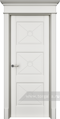 Глухая дверь Ofram (Офрам) Танжер Tan33XO (9010 эмаль)