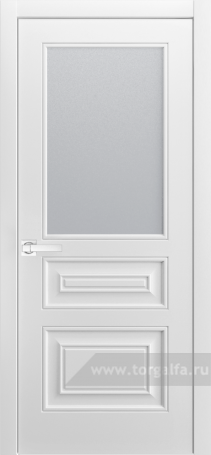 Дверь со стеклом Мильяна Версаль 2 ФР (Белоснежный)