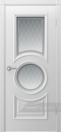 Дверь со стеклом Шейл Дорс Богема 4 (Белый)