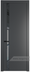 18PW Зеркало Grey с молдингом Черный матовый