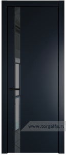 18PW Зеркало Grey с молдингом Черный матовый