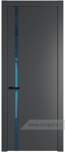 21PW Зеркало Blue с молдингом Черный матовый