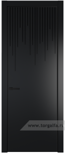 8PE с кромкой Черный матовый RAL9005