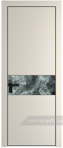17PA Атриум серебро с профилем Черный матовый RAL9005