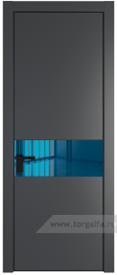 17PA Зеркало Blue с профилем Черный матовый RAL9005