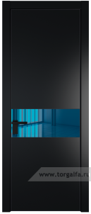 17PA Зеркало Blue с профилем Черный матовый RAL9005