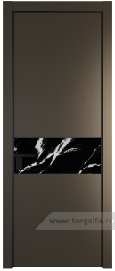 17PA Нефи черный узор серебро с профилем Черный матовый RAL9005