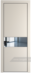 17PA Зеркало с профилем Черный матовый RAL9005