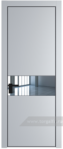 17PA Зеркало с профилем Черный матовый RAL9005