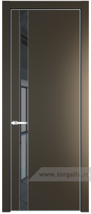 18PA Зеркало Grey с профилем Серебро