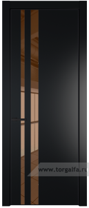 20PA Зеркало Bronza с профилем Черный матовый RAL9005