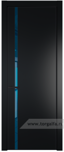 21PA Зеркало Blue с профилем Черный матовый RAL9005