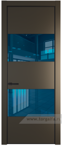 22PA Зеркало Blue с профилем Черный матовый RAL9005