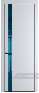 18PA Зеркало Blue с профилем Черный матовый RAL9005