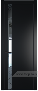 18PA Зеркало с профилем Черный матовый RAL9005