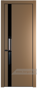 18PA Lacobel Черный лак с профилем Черный матовый RAL9005