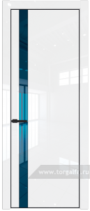 18LE Зеркало Blue с кромкой Черный матовый RAL9005