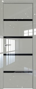 23LE Lacobel Черный лак с кромкой Матовая