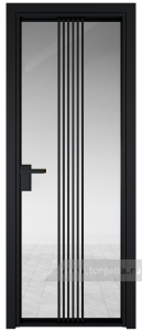 Алюминиевая 18AG с профилем Черный матовый RAL9005