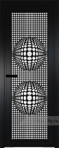 Алюминиевая AGP 1 с профилем Черный матовый RAL9005 с рисунком 3