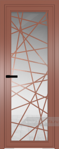 Алюминиевая AGP 1 с профилем Бронза с рисунком 4